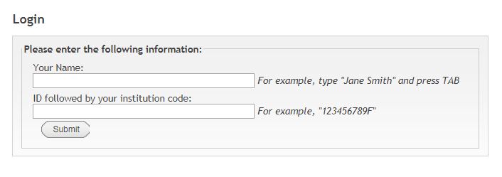 Library ID prompt